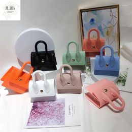 Bag Mini Candy Colour Women Handbags Designer Jelly Luxury Clear Pvc Shoulder Crossbody Bags Chains Lady Small Purses 2024 Summer