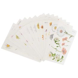 Tattoo Transfer 15 Sheets Little Daisy Tattoo Sticker Tattoos Stickers Creative Flower Waterproof The Face Body 240427