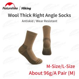 Clothings Naturehike New Thickened Merino Wool Socks Men Women Keep Warm Fashion Leisure Sports Hiking High Socks Non Slip Breathable