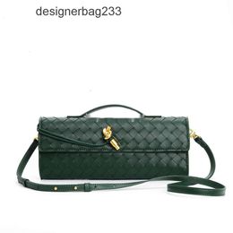 Bag Long Clutch Andiamo Bottgas Venetas Lady Bags Purse Woven Stick New Hardware Lock Buckle Handle Cross Fashion Single Shoulder Women Bag FRS8