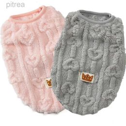 Dog Apparel Autumn Winter Warm Dog Clothes for Small Dogs Cats Outdoor Soft Cosy Fleece Jacket Vest Coat Pet Chihuahua Yorkies Corgi Costume d240426