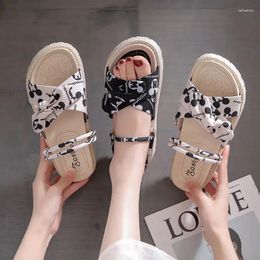 Casual Shoes Outdoor Sandals For Women Footwear Summer 2024 Ladies Platform And Low Price Offer Designer Chic Elegant F H