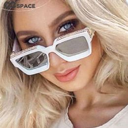 CCspace 46167 S L Size Square Luxury COOL Sunglasses Men Women Fashion UV400 GlassesLargeFrame 240410