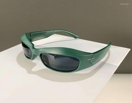 Sunglasses KAMMPT In Y2k Fashion Steampunk Hiphop Trendy Shades For Men Brand Design UV400 Women Goggle Sun Glasses4320579
