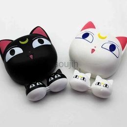 Contact Lens Accessories Cute Cat Contact Lens Case with Mirror Contact Lenses Box for Man and Women Portable Holder Sunglasses Case d240426