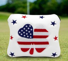 Golf Putter Mallet Head Cover Magnetic Closure Headcover Putter Protective for Golf Equipment2627280