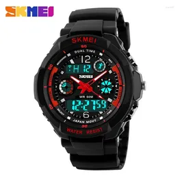 Wristwatches SKMEI 0931 Shockproof Waterproof Watch For Kids Digital Boy Sports Children Quartz Electronic Wristwatch 1060 Relojes