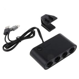 3 In 1 4 Ports GC Handle to Wiiu/PC/Switch Converter Adapter for PC Game GameCube GC Controllers Accessories 240411