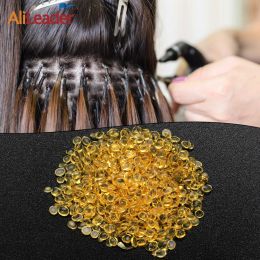 Sticks Alileader High Quality Italian Keratin Glue grain Yellow Transparent White Hot Melting Beads Keratin Glue For Hair Extension