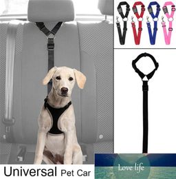 Pet Seat Belt Adjustable Dog Cat Car Safety Leads Vehicle Seatbelt Harness Made from Nylon Fabric3161195