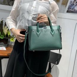 Bag 2024 Designer Genuine Leather Women Handbags Fashion Shoulder Crossbody Bags Trendy Ladies Cow Tote