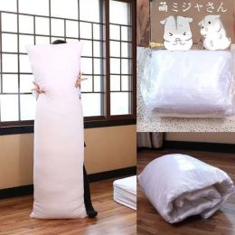 Pillow 50x160 cm Dakimakura Hugging Body Pillow Inner Insert Anime Body Pillow Core White Long Pillow Interior Home Use Cushion Filling