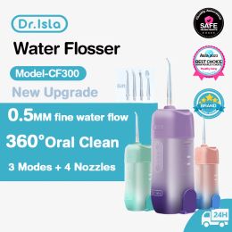 Irrigators Dr.isla Oral Irrigator USB Portable Electric Water Flosser Teeth Cleaner Dental Air Flosser 200ML Rechargeable Oral Irrigator