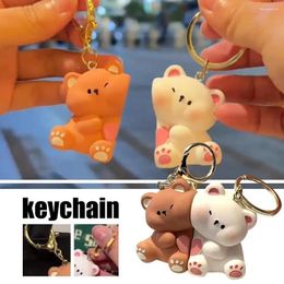 Keychains Couple Magnetic Suction Cute Bear Key Chain Pendant Magnet Keychain For Valentines Friends Gift