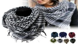 Scarves 2021 Arab Shemagh Keffiyeh Tactical Palestine Scarf Shawl Kafiya Wrap Grid For Female Male Birthday039s Gift14768065