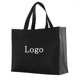 Bag Customised Printing Ladies HandbagsTote Shopping Travel Women Eco Reusable Shoulder Shopper Bags
