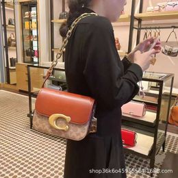 Luxury Brand Handbags Designer Women's Bags New 1941 Edo Idol Chain Postman Womens Bag Cm551 Saddle Single Shoulder Crossbody Organ