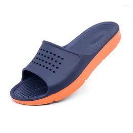 Slippers Plus Size 49 50 Men Bathroom Home Slipper Non-slip Water Leaky Beach Lightweight Comfortable Soft Sole Slides