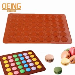 Moulds NonStick Silicone Macaron Macaroon Baking Pastry Mat Pastry Siliconne Baking Cake Cookie Mould and Bakery Accessories Tool