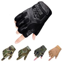 Gloves Tactical Military Gloves Half Finger Paintball Airsoft Shot Combat AntiSkid Men Bicycle Full Finger Gloves Protective Gear