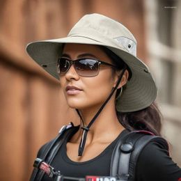 Wide Brim Hats No Visor Original Breathable Foldable Sun Hat For Women Fishing Men Travel Case