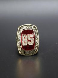 Hall Of Fame Baseball 1899 1989 85 Gussie Busch Team s ship Ring with Wooden Display Box Souvenir Men Fan Gift 206018267