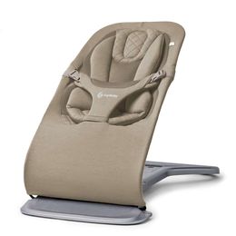 Evolve 3-in-1 Bouncer: Adjustable Multi-Position Baby Seat for Newborns to Toddlers - Light Grey Color, Comfortable and Stylish Design