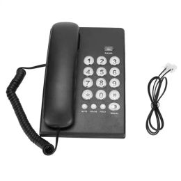 Accessories Landline Phone Large Button Corded Telephone Mute Pause Redial Function Desktop Wired Fixed Telephone for Home Office Hotel