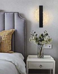 Wall Lamp Acrylic LED Creative Minimalist Living Room Foyer Bedroom Bedside Background Decorative