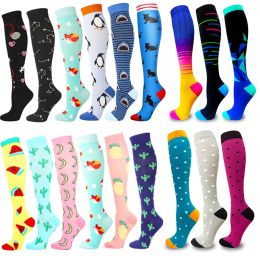 Soccer Unisex Compression Socks Athelete Soccer Stockings Pressure Socks Dropship Compress Socks For Varicose Veins Edema Diabetes