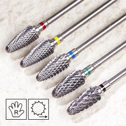 Bits Tungsten Carbide Steel Milling Cutter Manicure Nail Drill Bits Drills Electric Files Grinding Tools Cutter DIY Art Accessories