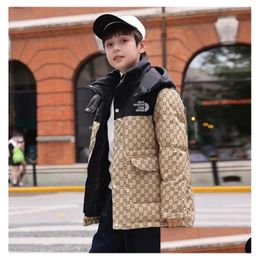 Jackets Winter Kids Designer Puffer Jacket Boy Girl Hooded Down Cotton Children Coat Drop Delivery Baby Maternity Clothing Outwear Dhboj