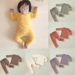 Clothing Sets Born Infant Baby Girls Boys Clothes Pyjamas Autumn Long Sleeve Tops Pants Sleepwear Outfits 0-24 Months