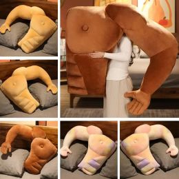 Pillow Creative Quirky Boyfriend Muscle Arm Pillow Simulation Arm Decoration Plush Toys Sleep with Cushion Security 2024 Hot Sale EA306