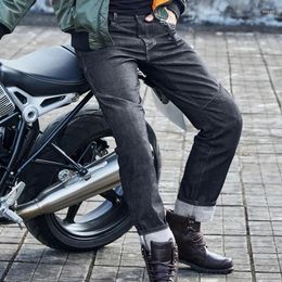 Motorcycle Apparel DUHAN Pants Men Protective Calca Motocross Moto Jeans Riding Elastic Pantalon Motociclista Reflective