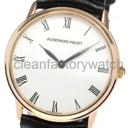 Piquet Luxury Watches Audemar Apsf Royals Oaks Wristwatch AudemarrsP Designer 18k Pink Gold White Dial Quartz Men's Automatic Mechanical Waterproof High Quality