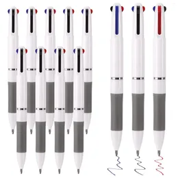 160Pcs 3 Colours Ink In 1 Press Ballpoint Pen 0.7mm Classic Office& School Accessories Pens Stationery