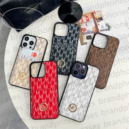 M Luxury Phone Case Designer iPhone Case for iPhone 15 Pro Max 14 Pro Max 13 Pro 12 11 XSMax XR 8P 14 Plus Samsung Galaxy s24 ultra s23 Plus s22 s21 Case Card Slot Bag Holder