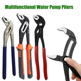 Shavers 7/8/10/12inch Universal Water Pump Pliers Plumber Plumbing Combination Tool Multifunction Wrench Adjustable Water Pipe Pliers