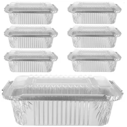 Take Out Containers Packing Box Small Foil Pans Baking Boxes Aluminium Cake Single Use Liners Air Fryers