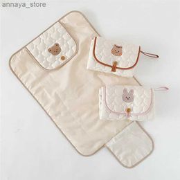 Mats Baby folding diaper changer waterproof mat newborn products bedding mattress replacement coverL2404