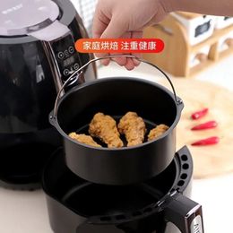 new 6/7/8inchAir fryer Baking Mould Non-Stick baking Basket Round for Oven AirFryer Baking Roasting Kitchen Accessories Dropshipping for