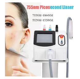 NEW 4 Wavelength 755 532 1064nm Picosecond nd yag laser q-switch All Colors Tattoo Removal face lifting pico sure Laser machine