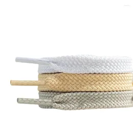 Shoe Parts Cotton Linen Twist Weave Shoelaces Solid Colour Rope Shoes Laces Men Women