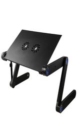 Adjustable Vented Table Laptop Computer Desk Portable Bed Tray Book Stand Multifuctional Ergonomics Design Tabletop1322797
