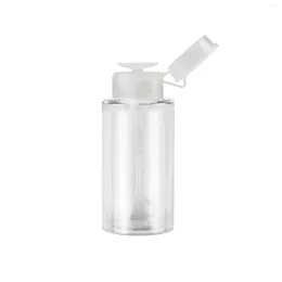 Storage Bottles 1Pcs 200ml Empty Press Pump Dispenser Refillable Makeup Polish Cleanser Remover Bottle Container Tools