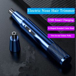 Trimmers Electric Nose Hair Trimmer USB Rechargeable Trimmer Multikinetic Fully Automatic Ear Clipper Shaving Clean Ear Hair Trimer