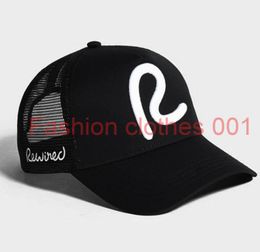 rewired baseball cap men women Rewired R Trucker Cap fashion adjustable cotton hats11979147