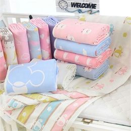 NEW 6 Layer Genuine Baby Blanket Baby Swaddle 100% Cotton 80 Envelope Wrap Newborn Super Soft Kids Bedding Diaper LTB-8605 LJ20102592