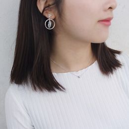 Korean Fashion Designer Love Heart Pendant Necklaces for Women Female 100% Genuine 925 Sterling Silver Neck Chain Jewellery Accessories Drop Shipping YMN146